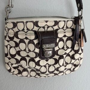 COACH Poppy Cross Hatch Crossbody